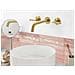 Rubinetto Miscelatore Da Parete Per Lavabo Ishinca Ottone Oro - Foto miniatura 1