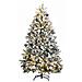 Albero Natale Incernierato con 300 LED e Palline 210 cm - Foto miniatura 1