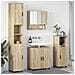 Set di mobili per il bagno 4 pcs rovere sonoma 61 x 35 x 64 cm - Foto miniatura 2