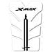 Adesivo 3D Sportello Serbatoio X Max Paraserbatoio Per Scooter Yamaha Xmax 2010-2013 Bianco - Foto miniatura 1