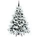 Albero di Natale artificiale con 150 LED Bianco 150 cm PE e PVC - Foto miniatura 3
