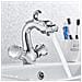 Rubinetto per lavabo da bagno, Blackswan, tipo M121, modello Dragon /cromo, misura 20 cm - Foto miniatura 3