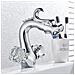 Rubinetto per lavabo da bagno, Blackswan, tipo M121, modello Dragon /cromo, misura 20 cm - Foto miniatura 4