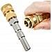 Adattatore Alta Pressione Con Attacco Rapido 1/4"" - Compatibile Con Idropulitrici Nilfisk | Acciaio Inox E Ottone | Per Schiumogeni E Lance - Foto miniatura 1