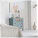 Comò In Legno Blu 90x38x80 - Foto miniatura 2