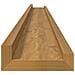 Scaffale da parete 2 pcs Beige 115 x 9 x 3 cm Legno multistrato - Foto miniatura 8