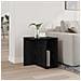 Tavolino Rovere Nero 37 x 32 x 40 cm Legno multistrato - Foto miniatura 4