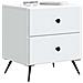 Armadio da Notte con cassetto 2 pcs Bianco 43 x 34,5 x 47,5 cm - Foto miniatura 2