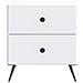 Armadio da Notte con cassetto 2 pcs Bianco 43 x 34,5 x 47,5 cm - Foto miniatura 5