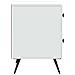 Armadio da Notte con cassetto 2 pcs Bianco 43 x 34,5 x 47,5 cm - Foto miniatura 6