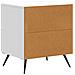 Armadio da Notte con cassetto 2 pcs Bianco 43 x 34,5 x 47,5 cm - Foto miniatura 7