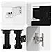 Unità Cucina KALMAR 4 pcs Nero Legno ingegnerizzato - Foto miniatura 4