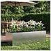 Vaso da giardino Argento 200 x 80 x 60 cm Acciaio Inox - Foto miniatura 2