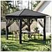 Gazebo con 4 Pareti 2,6 x 2,6 m Grigio chiaro e Antracite - Foto miniatura 2