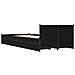 Struttura letto con testata con ruota Rovere Nero 80 x 200 cm - Foto miniatura 7