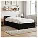 Struttura letto con testata con ruota Rovere Nero 80 x 200 cm - Foto miniatura 8