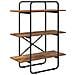Libreria 3 livelli 80 x 35 x 105 cm PB Legno di quercia - Foto miniatura 1