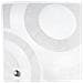 I-MIRO / PL30 - Plafoniera quadrata con decori cromati 60 watt E27 - Foto miniatura 4