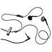 Auricolare Stereo a Filo Jack 3,5 - Nero - Foto miniatura 1