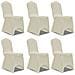 Coprisedia In Tessuto Elasticizzato Crema 12 Pz - Foto miniatura 2