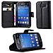 Custodia Compatibile Con Samsung Galaxy Star Pro In Nero Carbone - Coperchio Protettiva Con Chiusura Magnetica, Funzione Stand E Tasca Per Le Carte - Foto miniatura 9