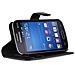 Custodia Compatibile Con Samsung Galaxy Star Pro In Nero Carbone - Coperchio Protettiva Con Chiusura Magnetica, Funzione Stand E Tasca Per Le Carte - Foto miniatura 11