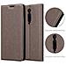 Cadorabo Custodia Compatibile Con Xiaomi Mi 9t / 9t Pro In Bruno Caffè - Coperchio Protettiva Con Chiusura Magnetica, Funzione Stand E Tasca Per Le Carte - Foto miniatura 5