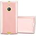 Custodia Compatibile Con Nokia Lumia 1520 In Oro Rosa Metallico - Coperchio Protettivo In Silicone Tpu Flessibile - Foto miniatura 1