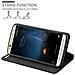 Custodia Compatibile Con Zte Axon 7 In Nero Di Notte - Coperchio Protettiva Con Chiusura Magnetica, Funzione Stand E Tasca Per Le Carte - Foto miniatura 6