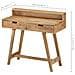 Scrivania 100x45x90 cm in Legno Massello di Mango Grezzo - Foto miniatura 5
