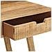 Scrivania 100x45x90 cm in Legno Massello di Mango Grezzo - Foto miniatura 8