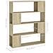 Libreria /Divisorio Rovere Sonoma 100x24x124 cm - Foto miniatura 5