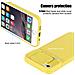 Custodia Compatibile Con Apple Iphone 6 / 6s In Giallo Opaco - Coperchio Protettivo In Silicone Tpu Flessibile E Con Protezione Per La Fotocamera - Foto miniatura 3