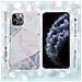 Custodia Compatibile Con Apple Iphone 11 Pro Max (xi Pro Max) In Marmo Rosa Oro Bianco No. 9 - Coperchio Protettivo In Silicone Tpu Con Motivo A Mosaico - Foto miniatura 6