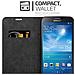 Custodia Compatibile Con Samsung Galaxy Mega 6.3 In Bruno Caffè - Coperchio Protettiva Con Chiusura Magnetica, Funzione Stand E Tasca Per Le Carte - Foto miniatura 3