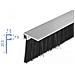 Nastro a spazzola da 40 mm con profilo in alluminio angolato - lunghezza 1 m - Foto miniatura 6