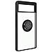 Cover Google Pixel 6 Bimateriale Anello Supporto Metallico Nera - Foto miniatura 2
