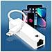 Adattatore Ethernet Da Rj45 A Lightning Per Iphone E Ipad, 100 Mbps, Bianco - Foto miniatura 6