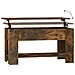 Tavolino Da Salotto Rovere Fumo 101x49x52 Cm Legno Multistrato - Foto miniatura 8