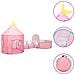 Tenda Da Gioco Per Bambini Rosa Con 250 Palline 301x120x128 Cm - Foto miniatura 2