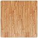 Piano Tavolo Quadrato Marrone Chiaro 90x90x4cm Rovere Trattato - Foto miniatura 2