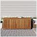Contenitore Da Giardino 200x80x75cm In Legno Massello Di Acacia - Foto miniatura 1