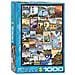 Fari Vintage Ads Puzzle (1000 Pezzi), 6000-0779, Blu - Foto miniatura 1