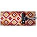 Tappeto Arredo Antiscivolo Camera Salotto Disegno Astratto Geometrico Avana By Suardi 175x240 Rosso - Foto miniatura 5