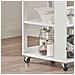 Mobiletto Cucina Salvaspazio Carrello Cucina Con Cassetti Credenza Soggiorno Moderno Con Ruote Mobile Dispensa L50*p37*a86 Cm Fkw12-ii-w Sobuy - Foto miniatura 3
