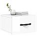 Comodini A Muro 2 Pz Bianco Lucido 35x35x20 Cm - Foto miniatura 3