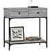 Tavolino Consolle Grigio Sonoma 75x34,5x75cm Legno Multistrato - Foto miniatura 3