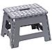 Tb-022-g Sgabello Pieghevole Multiuso, 22 Cm Di Altezza, Grigio - Foto miniatura 1