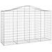 Cesto Gabbione Ad Arco 200x50x120/140 Cm Ferro Zincato - Foto miniatura 1