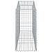 Cesto Gabbione Ad Arco 200x50x120/140 Cm Ferro Zincato - Foto miniatura 3